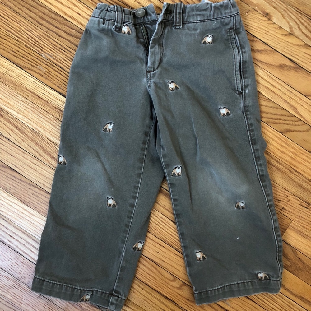 Crewcuts boys 3T bulldog pants